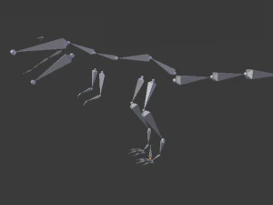 Mezcla de T-rex 3ds stl Modelo 3D