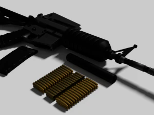 राइफल कोल्ट M4A1 3D मॉडल