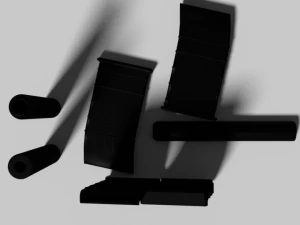 Rifle Colt M4A1 3D Model