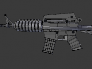 Rifle Colt M4A1 3D Модель