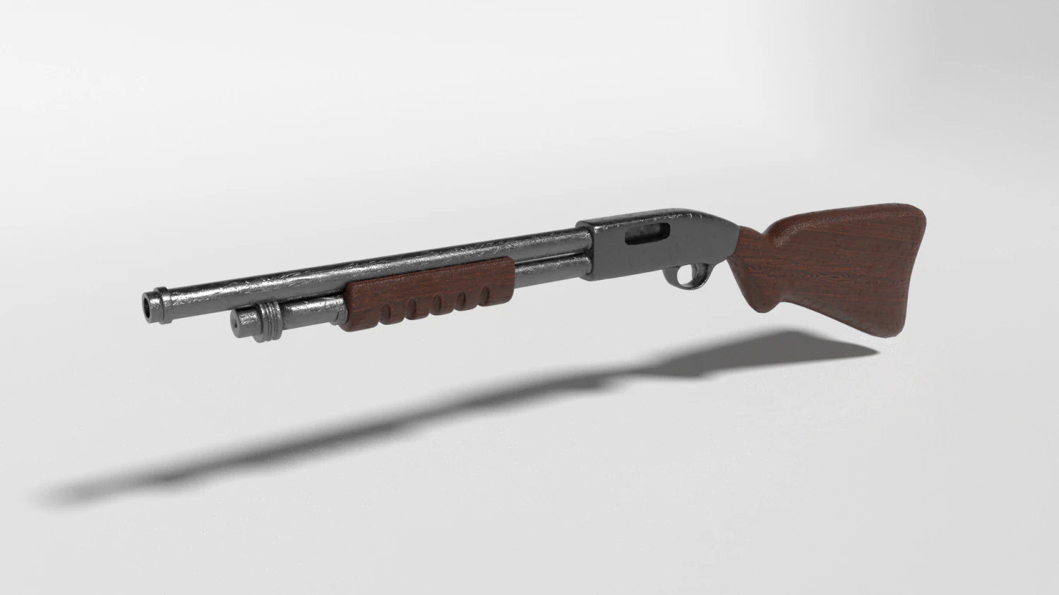 Escopeta-Shotgun blend stl 3ds 3D Model .c4d .max .obj .3ds .fbx .stl .blend 