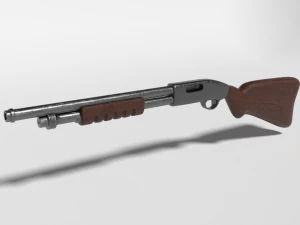 Campuran Escopeta-Shotgun stl 3ds Model 3D