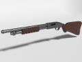 Escopeta-Shotgun blend stl 3ds 3D Models