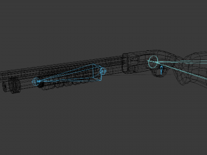 Escopeta-Shotgun blend stl 3ds 3D Модель