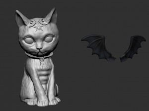 Vampire cat 3D प्रिंट मॉडल
