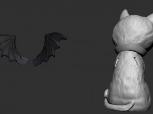 Vampire cat 3D प्रिंट मॉडल
