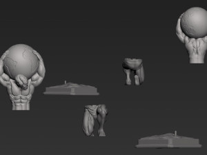 Atlas statues 3D Print Model