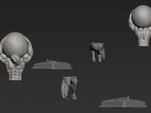Atlas statues 3D Print Model