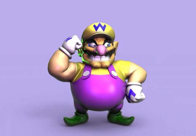 Wario Modello di stampa 3D .c4d .max .obj .3ds .fbx .stl .blend 
