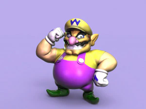 Wario Modello di stampa 3D