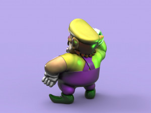Wario Modello di stampa 3D