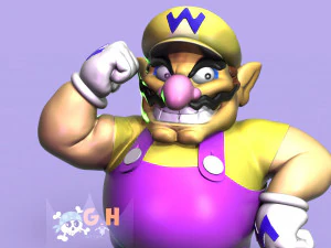 Wario Modello di stampa 3D