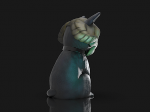 Skull cat 3D प्रिंट मॉडल