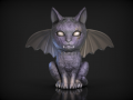 Gargoyle cat 3D प्रिंट मॉडल