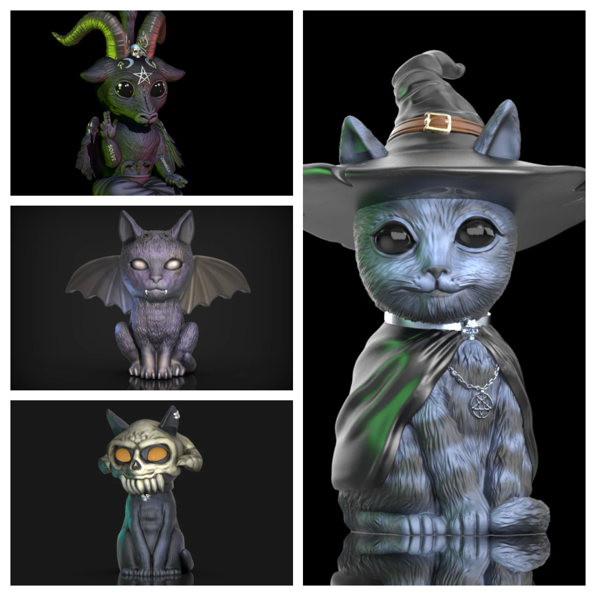 Pack coleccion 3D Print Model .c4d .max .obj .3ds .fbx .stl .blend 