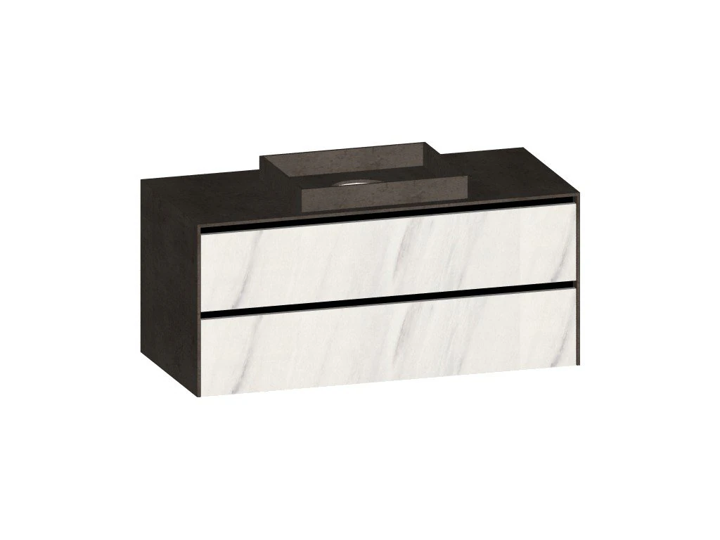 cabinet with cast sink 3D Model .c4d .max .obj .3ds .fbx .stl .blend