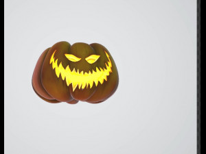 halloween pumpkin 3D 模型