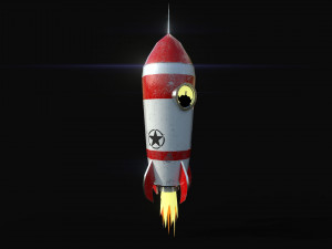 rocket sci fi 3Dモデル