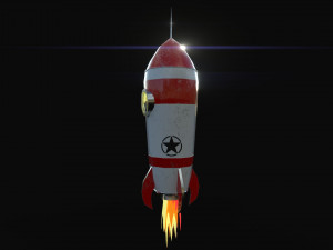 rocket sci fi 3D 模型