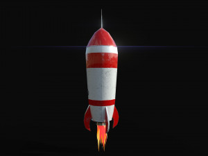 rocket sci fi 3D 模型