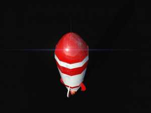 rocket sci fi 3D 模型