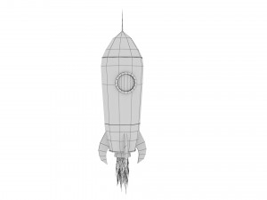 rocket sci fi 3D 模型