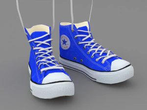 shoes old school 3D Model