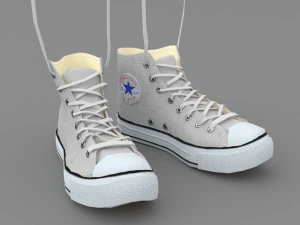 shoes old school 3D Model