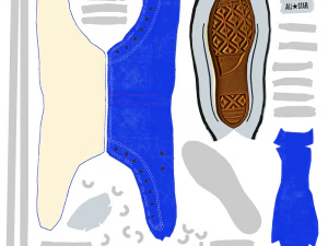 shoes old school 3D Model