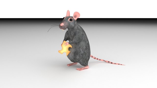 ratt 3Dモデル .c4d .max .obj .3ds .fbx .stl .blend 