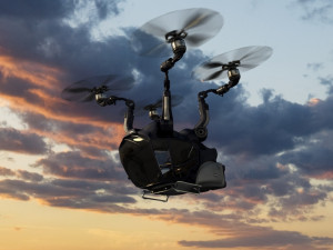 passenger quadcopter 3D Модель