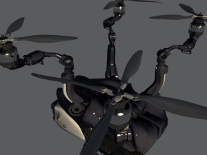 passenger quadcopter 3D Model