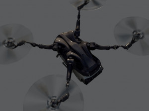 passenger quadcopter 3D Модель