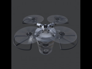 copter - coffee deliverer 3D Модель
