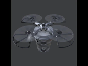 copter - coffee deliverer 3D Model