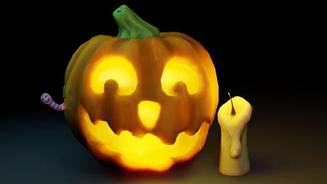pumpkin Modelo 3D .c4d .max .obj .3ds .fbx .stl .blend 