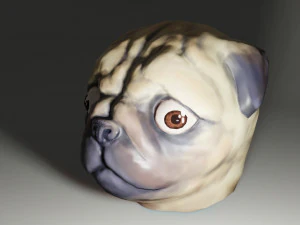 pug 3D Model