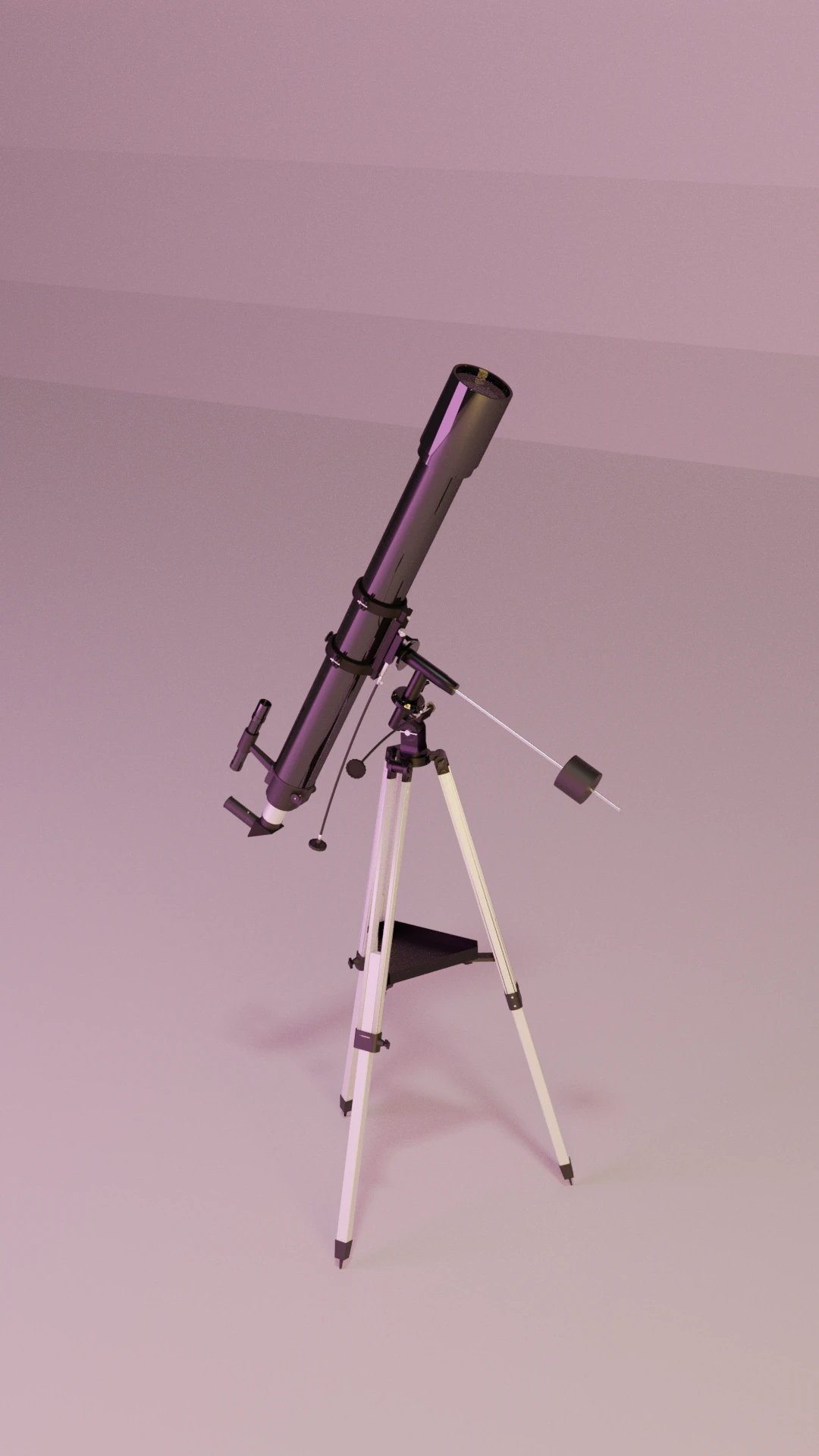 telescope skywatcher eq1 3D Model .c4d .max .obj .3ds .fbx .stl .blend