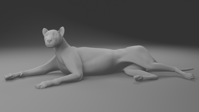 panther Modelo 3D .c4d .max .obj .3ds .fbx .stl .blend 