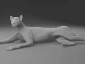 パンサー 3Dモデル