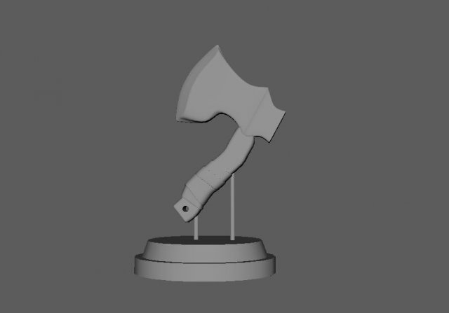 axebasic 3D Модель .c4d .max .obj .3ds .fbx .stl .blend 