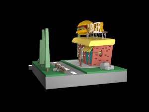 burger Modelo 3D