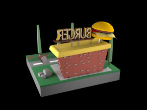 burger Modelo 3D