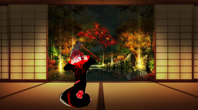 halloween ninja -akatsuki little lady hinatavrm -naruto- 3Dモデル .c4d .max .obj .3ds .fbx .stl .blend 