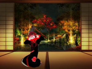 हैलोवीन निंजा -अकात्सुकी छोटी महिला हिनातावर्म -नारुतो- 3D मॉडल