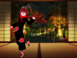 halloween ninja -akatsuki little lady hinatavrm -naruto- 3D Model