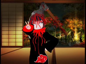 halloween ninja -akatsuki little lady hinatavrm -naruto- 3D Model