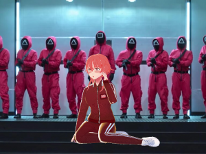 mirai nikki - yuno gasai - squid game - vrm model Modèle 3D