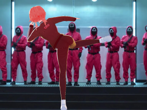 mirai nikki - yuno gasai - squid game - vrm model Modèle 3D