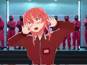 mirai nikki - yuno gasai - squid game - vrm model Modèle 3D